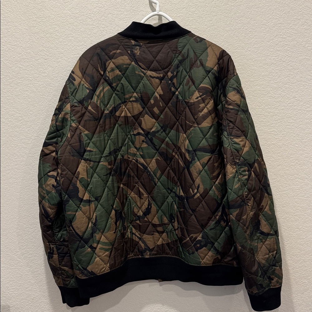 Polo by Ralph Lauren Green Camouflage Bomber Jacket - Picture 5 of 6
